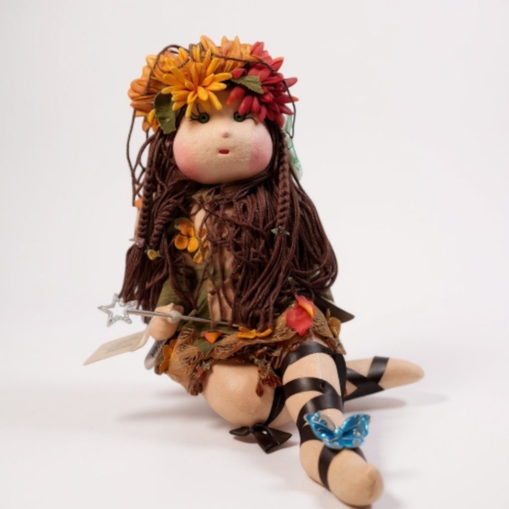 RARE Handmade My Enchanted Factory Soft Bodied Fairy Doll Magical Whimsical - Picture 12 of 12